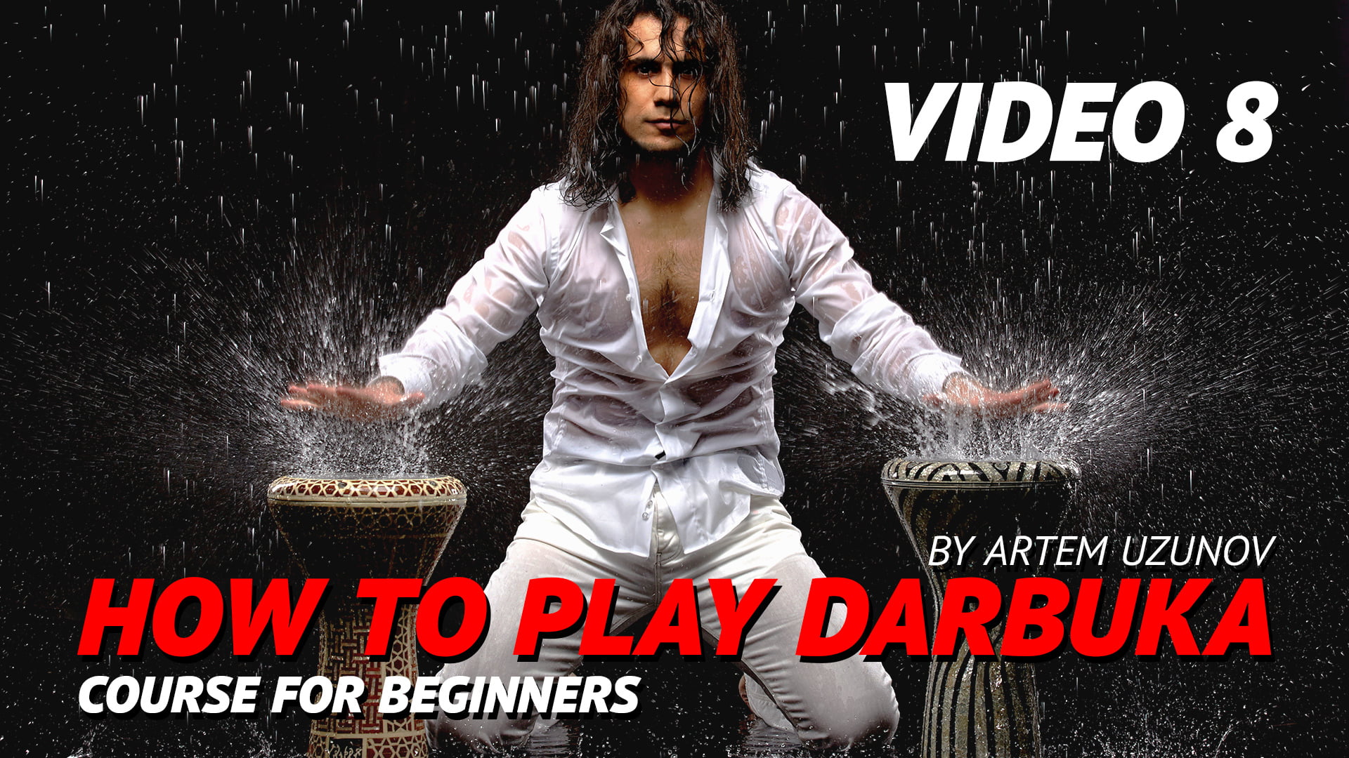 New video! How to play darbuka. Course for beginners. Video 8